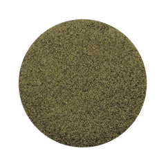 Pearlescent green eyeshadow pan with shimmer finish in a compact 26mm metal case