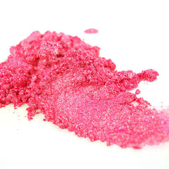 Side view of Miwako mineral eye shadow compact showing pressed powder texture and shimmer finish in palette