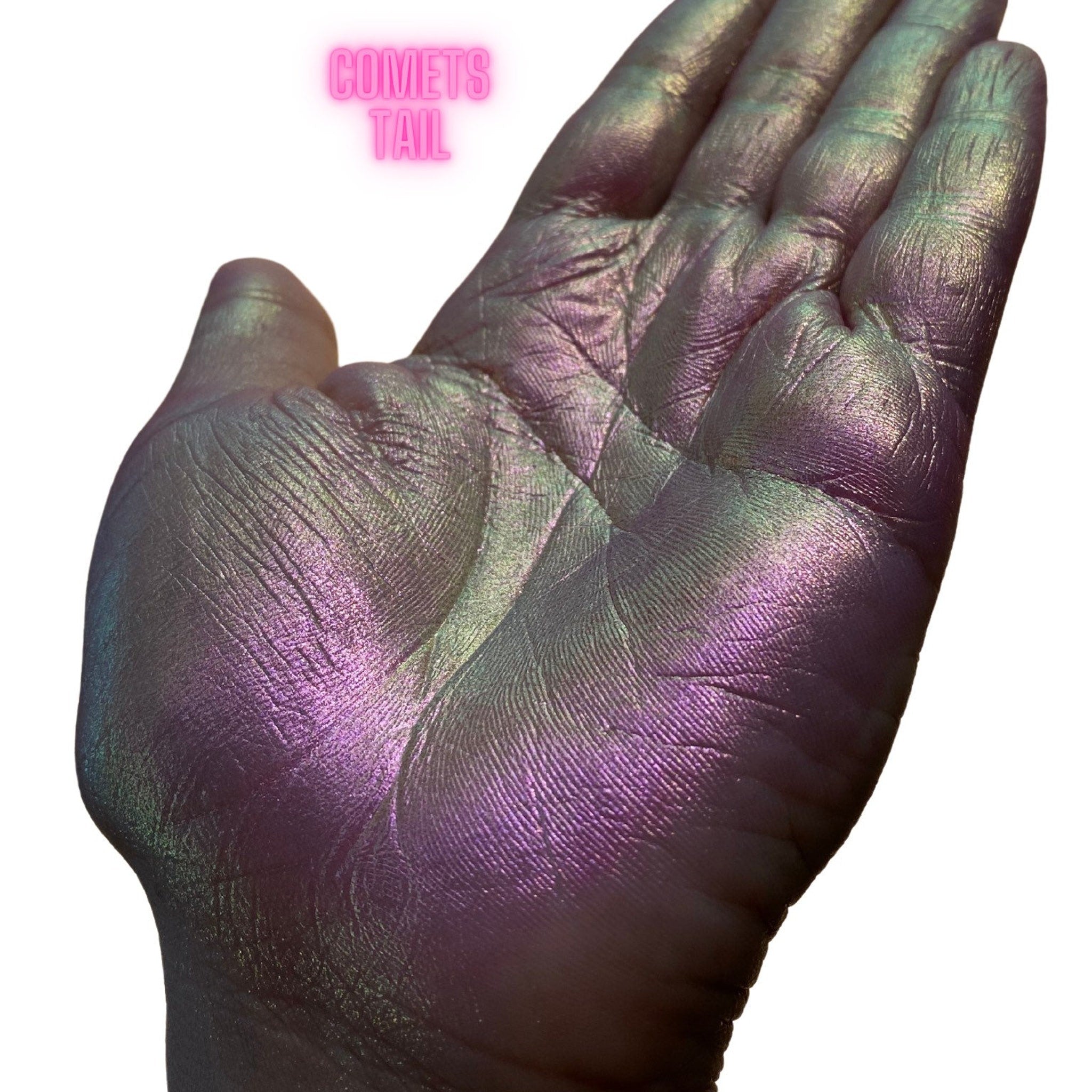 Alternative angle of Multichrome Eyeshadow in Comets Tail