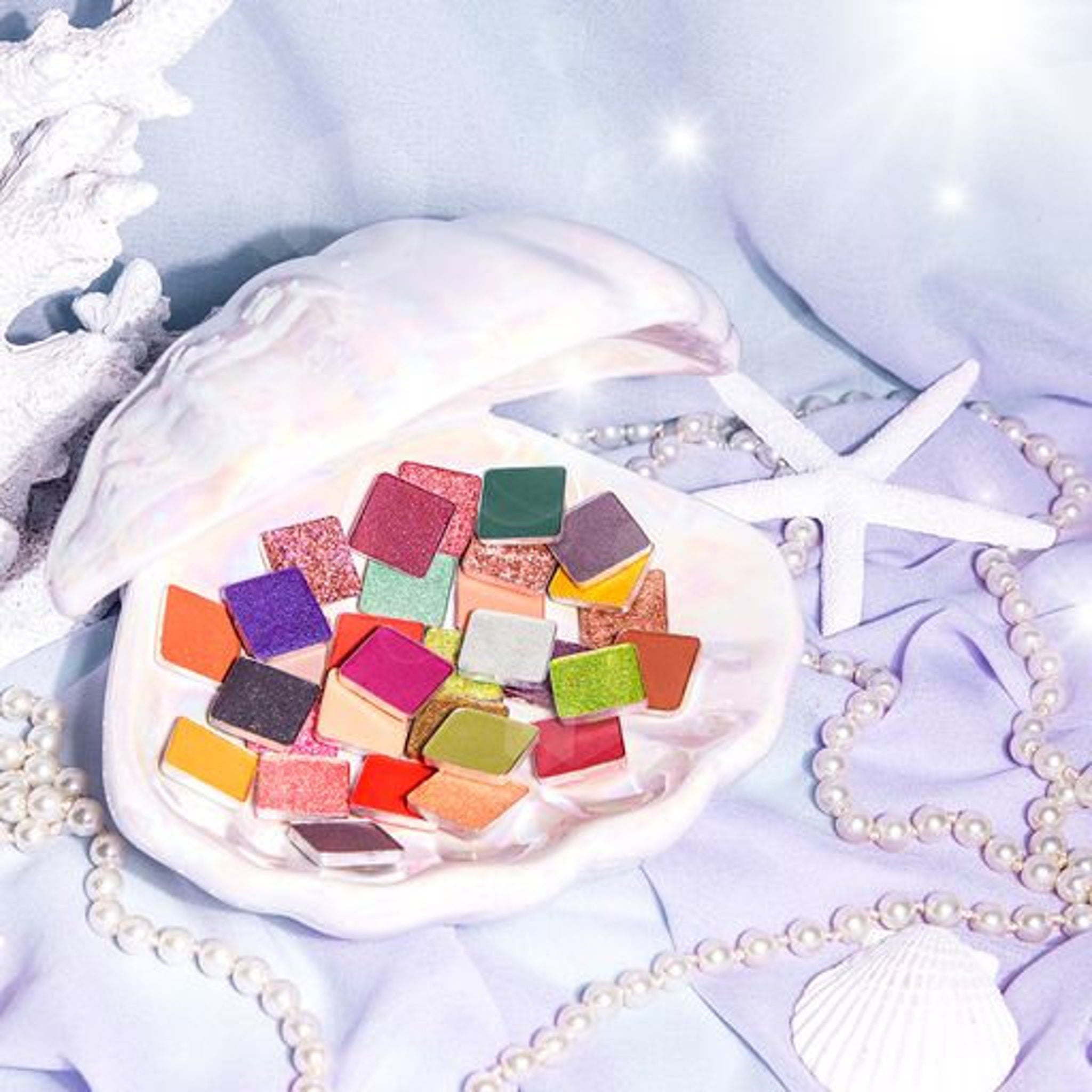 Additional view of Pearl Paradise 32-Shade Eye Shadow Palette by Amor