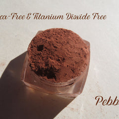 Main product view of Matte Medium Orange Brown Mica Mineral Eye Shadow - Vegan Cruelty-Free Loose Pig