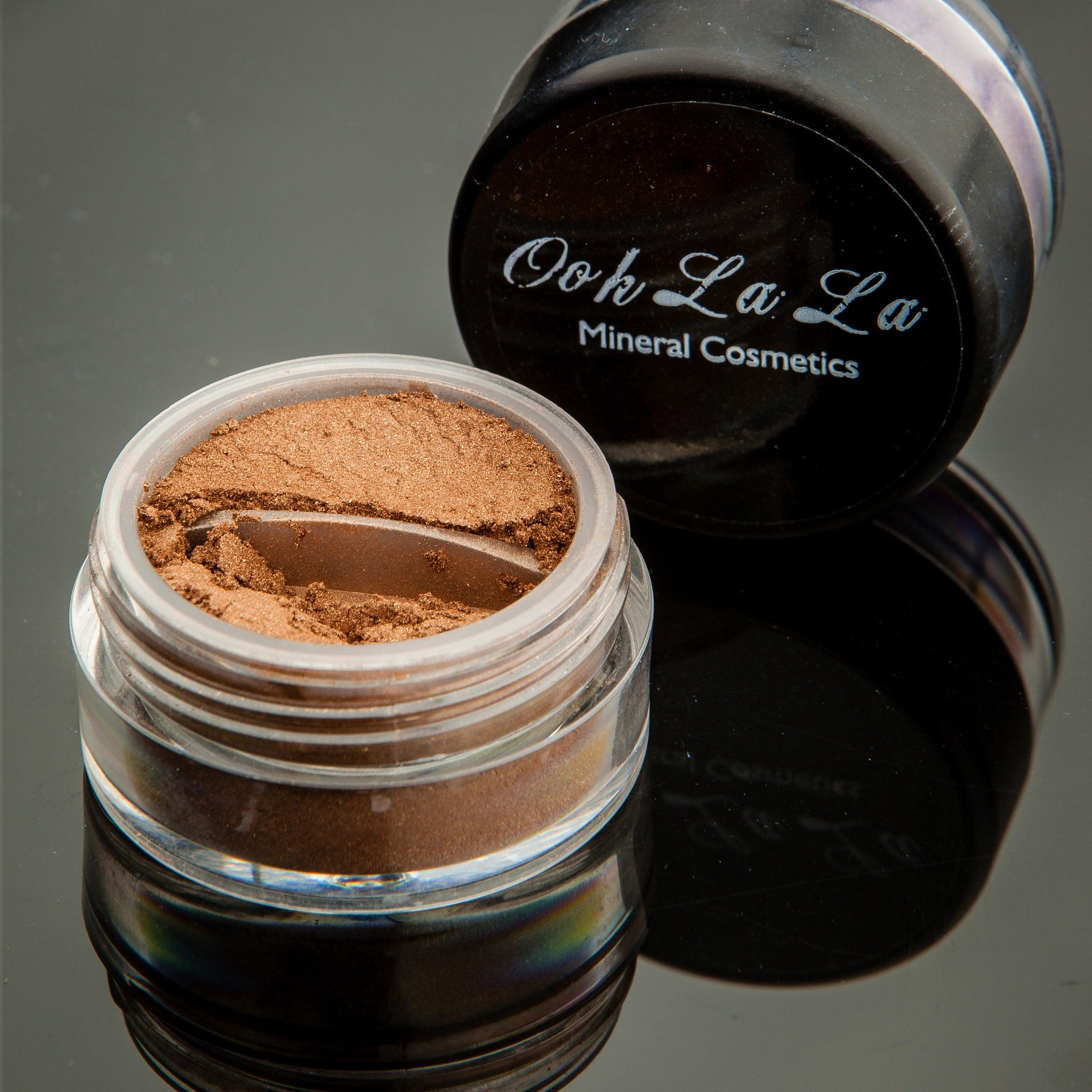 Additional view of Natural Vegan Mineral Eye Shadow - Browns  Neutrals Gluten  Cruelty Free Long La