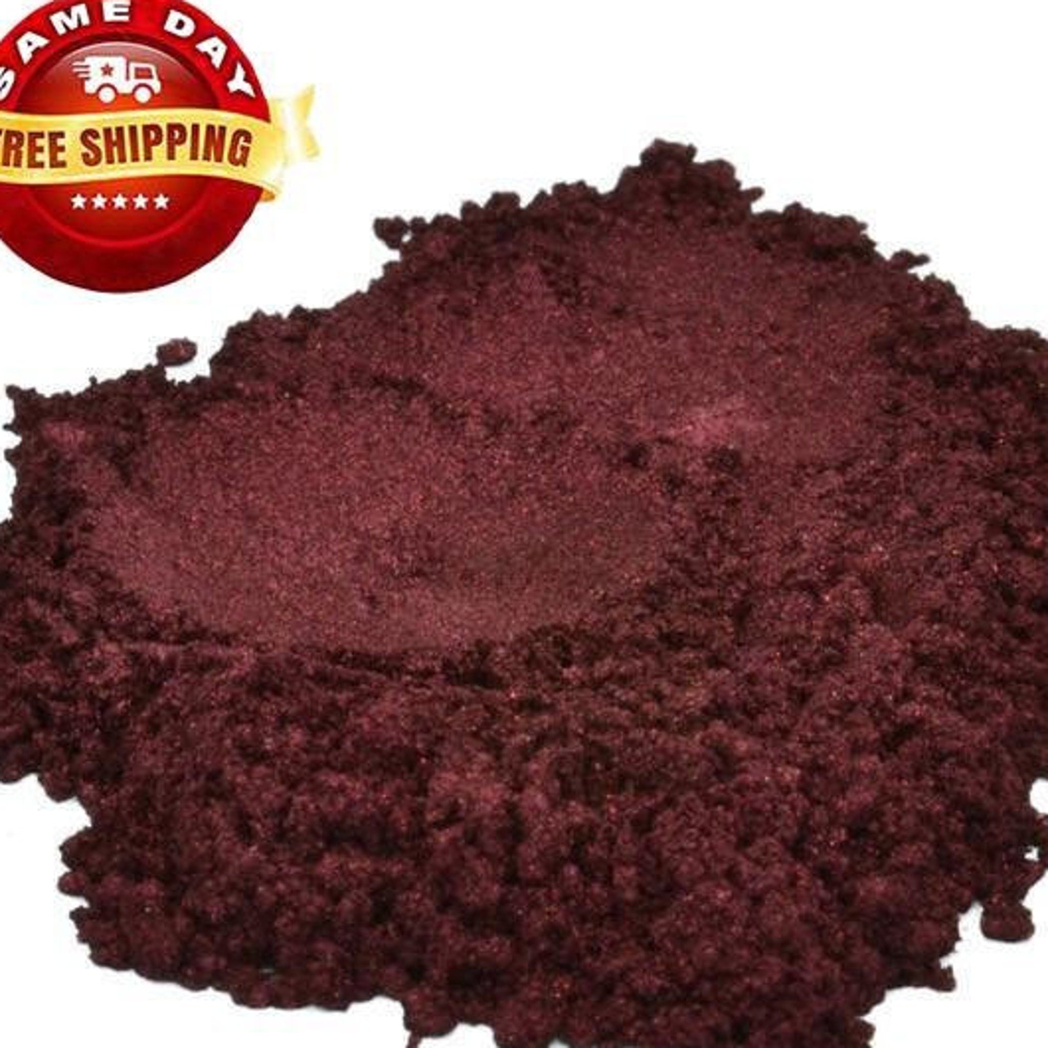 Main product view of Crucible Red Dark Marron Mica Powder - 2 oz Cosmetic Grade Eyeshadow Pigment