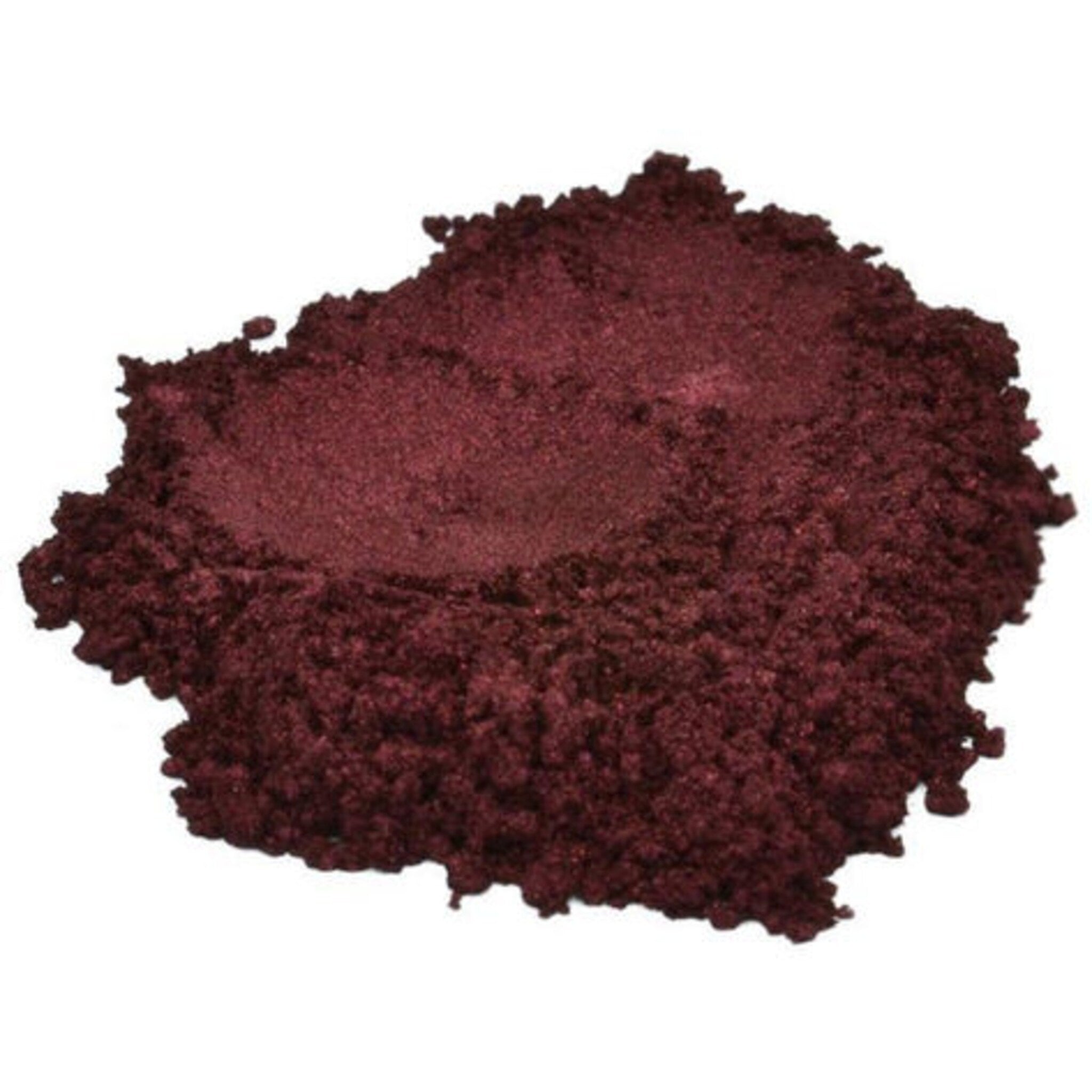 Additional view of Crucible Red Dark Marron Mica Pigment Powder - 4 oz Cosmetic Grade Eyeshadow