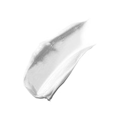Cream swatch, white color, smooth texture, angled application on white background