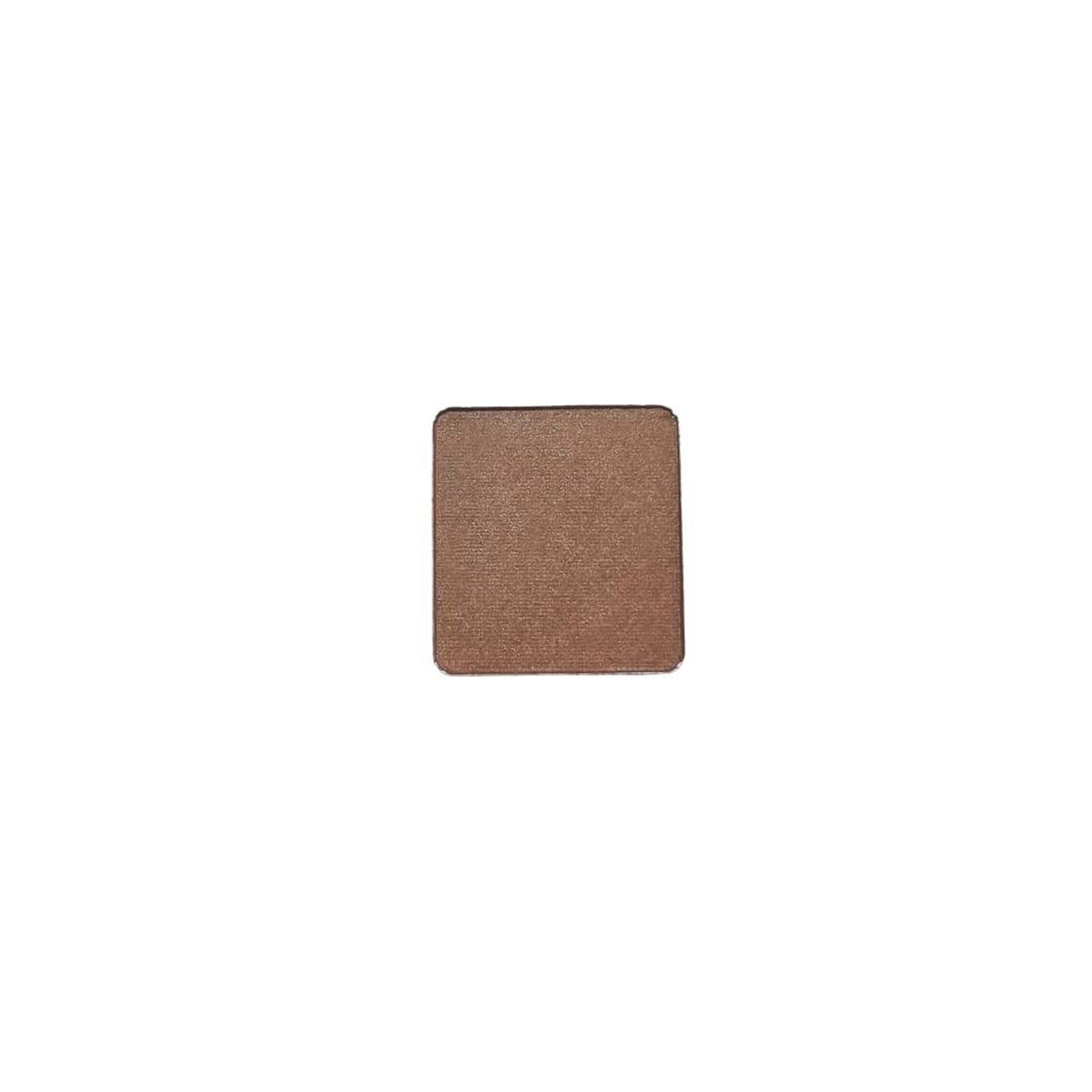 Eyeshadow single in brown with a matte finish and square shape