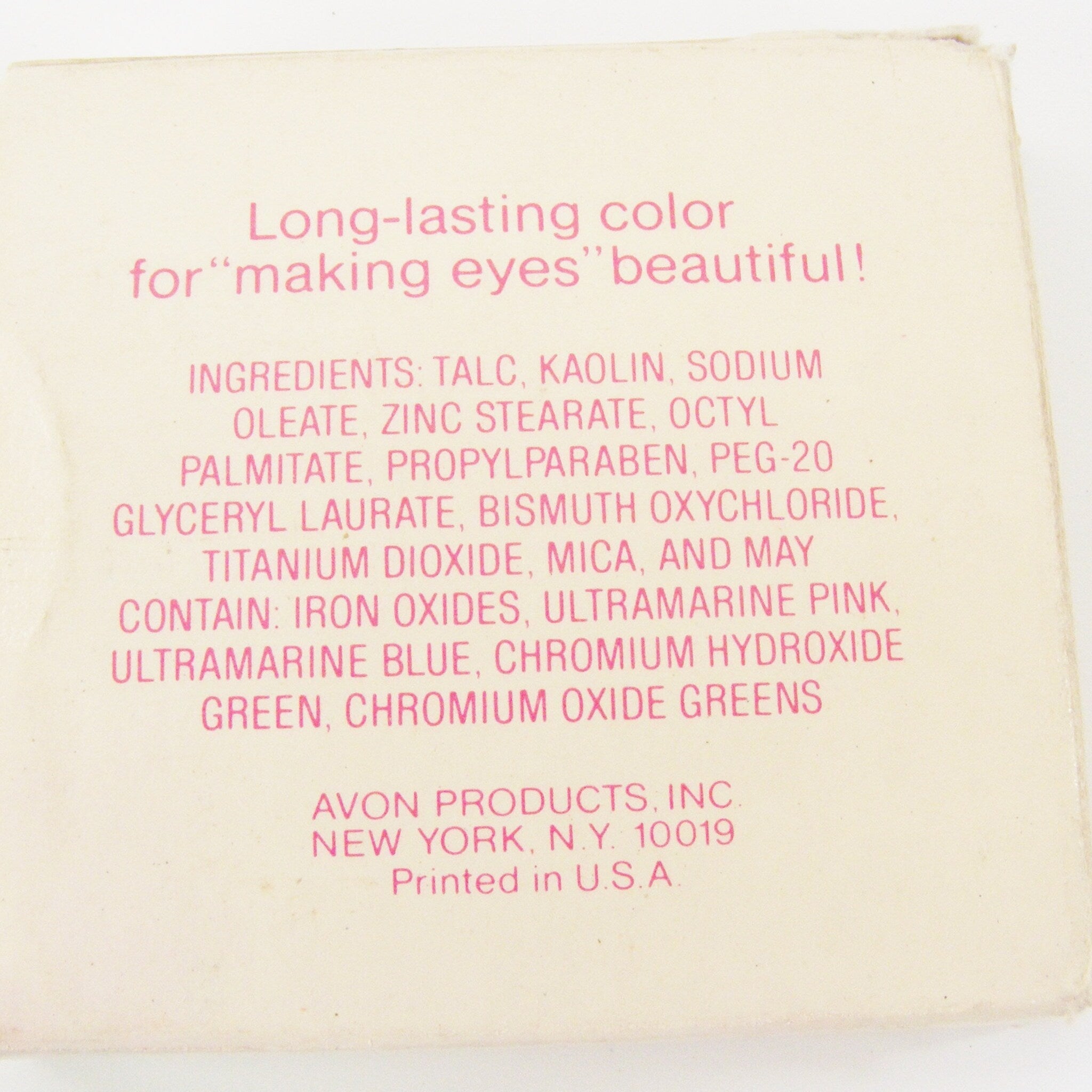 Additional view of Avon 1980s Making Eyes Creamy Powder Shadow - 12 Oz Choice of Shades