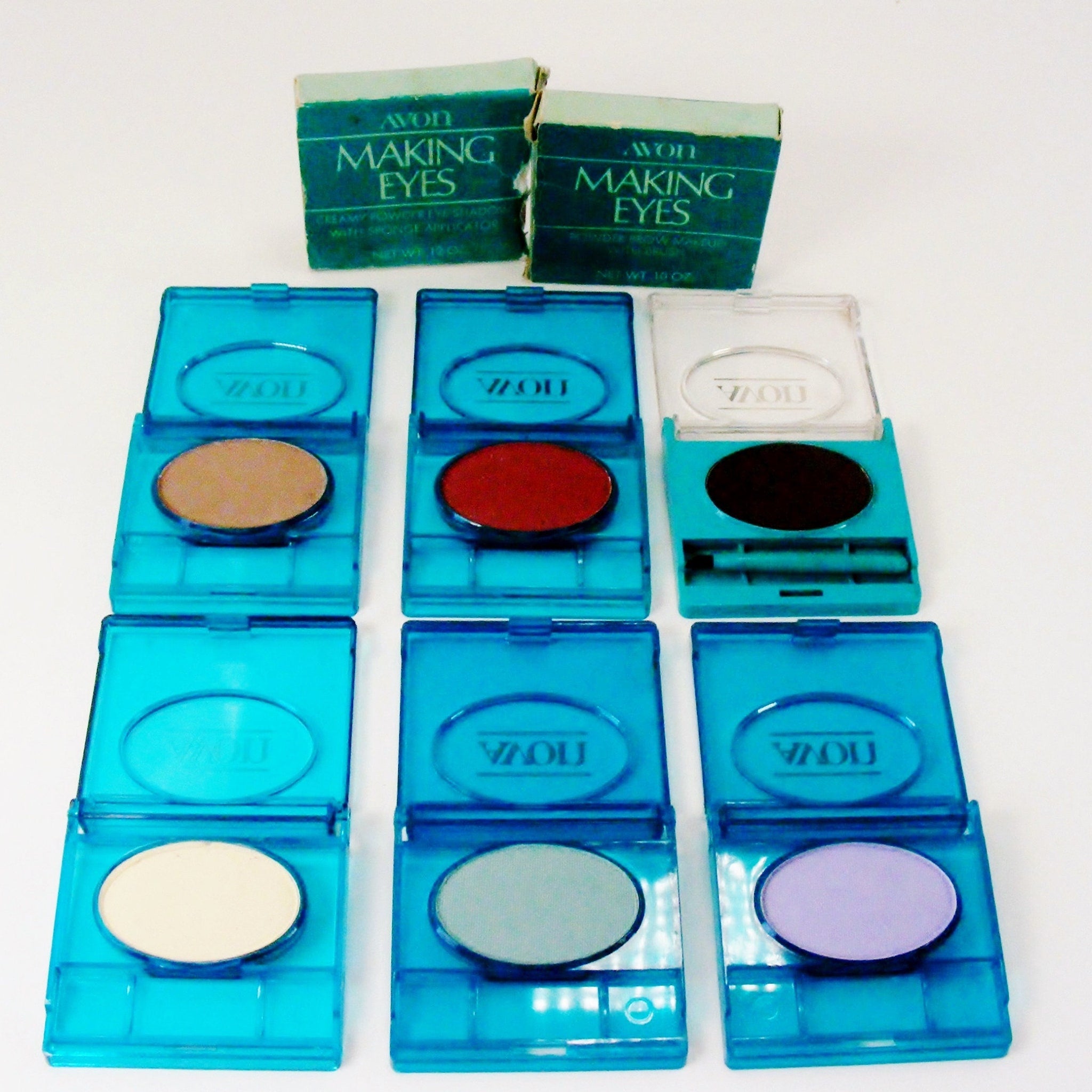 Main product view of Avon 1980s Making Eyes Creamy Powder Shadow - 12 Oz Choice of Shades