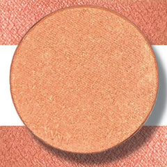 Close-up of ASANTE SANA vegan pressed eyeshadow in a 26mm pan with smooth matte finish and compact case