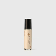 Roll-on bottle with black cap, beige label, and "BIOTERRA" text visible on the front