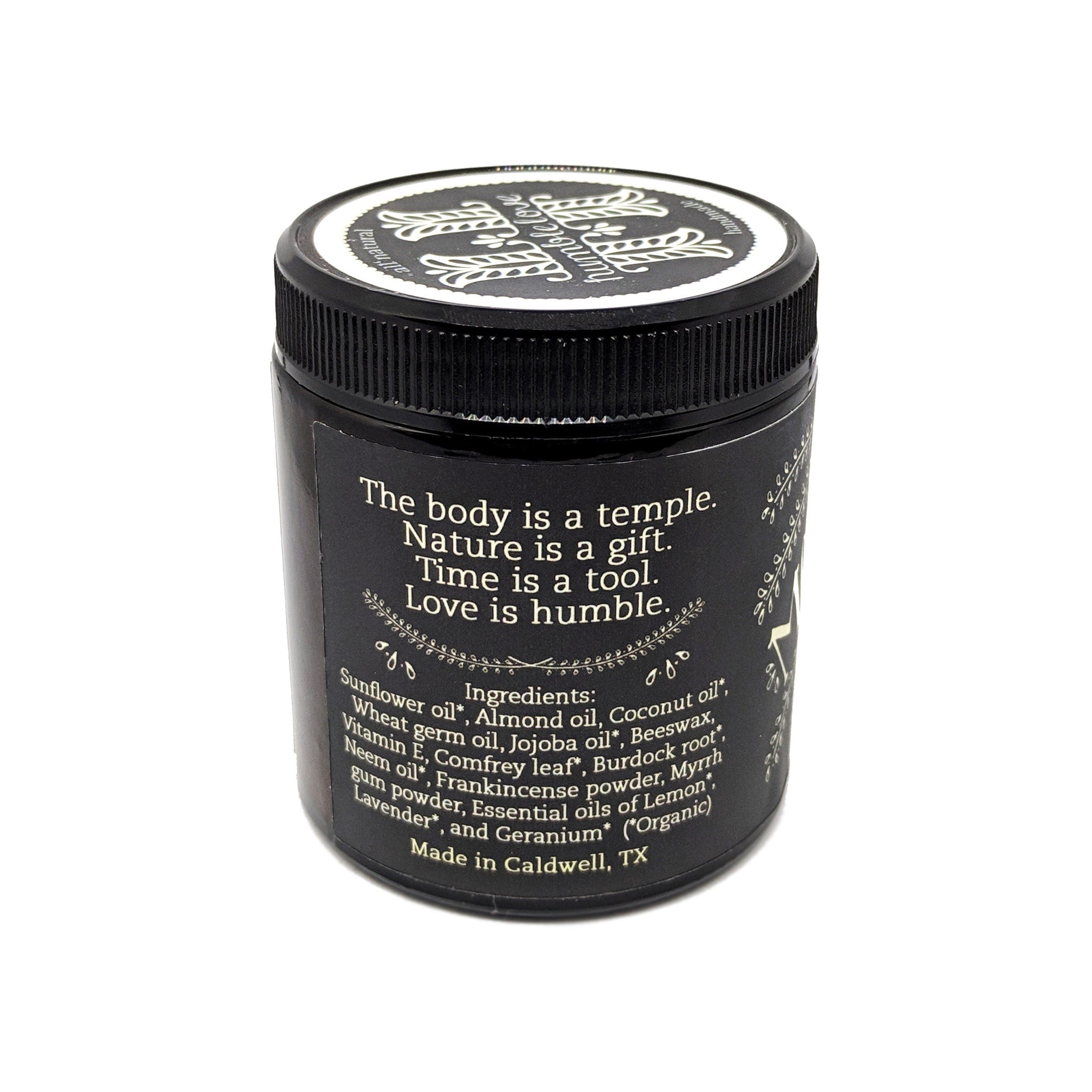 Usage example of All-Natural Herbal Moisturizing Salve for Dry Cracked Skin  4oz Handmade Balm