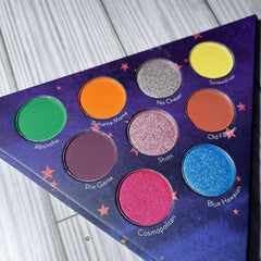 On the Rocks Eyeshadow Palette featuring twelve rich mineral shades in matte and shimmer finishes, housed in sleek black compact