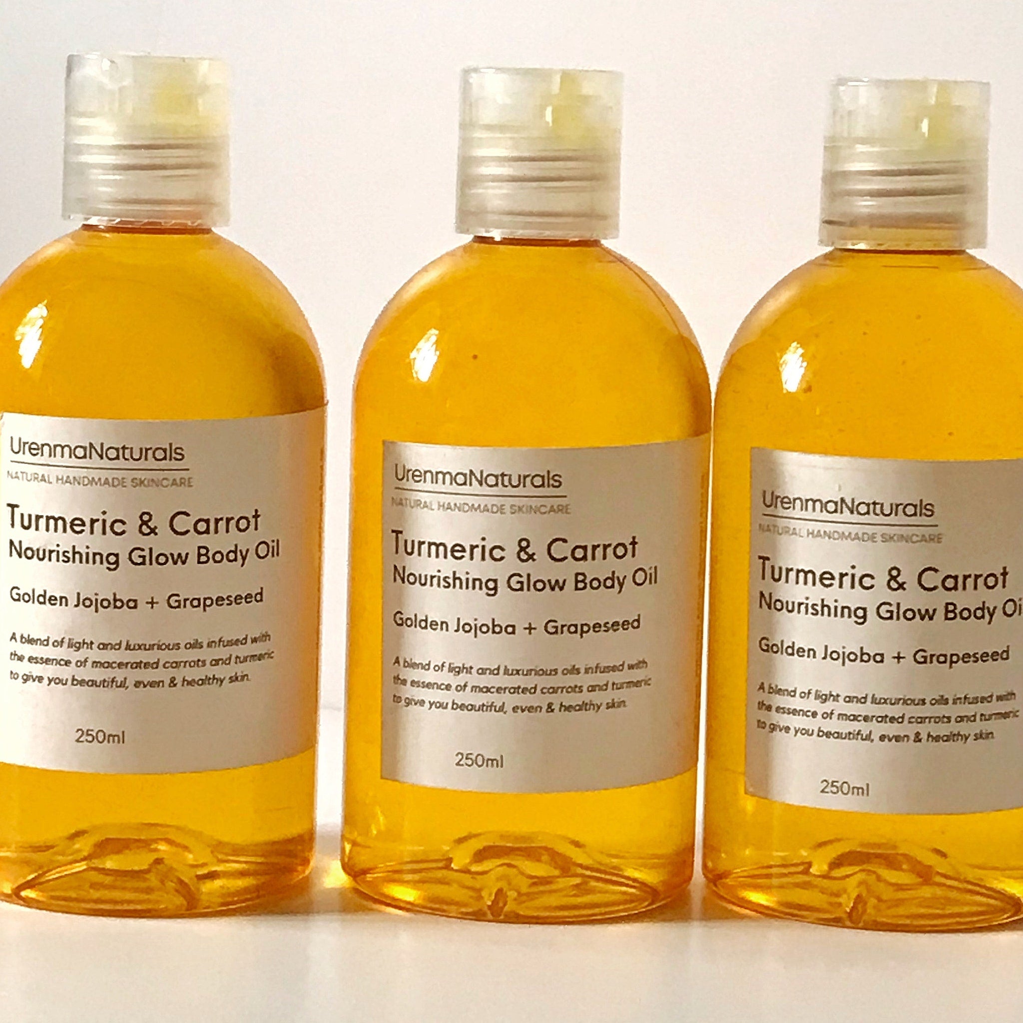Main product view of Nourishing Glow Body Oil with Turmeric  Carrot