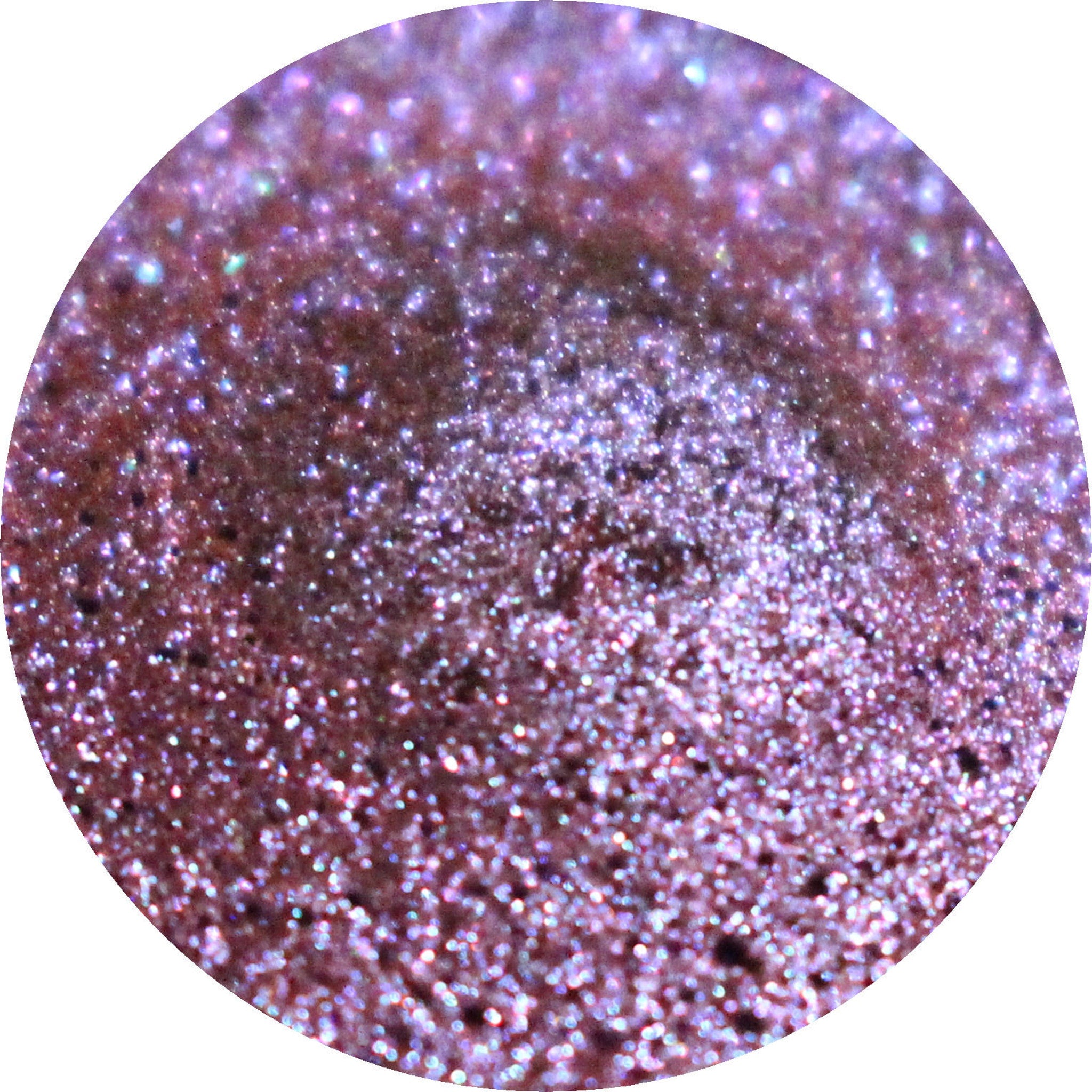 Embers Eye Shadow compact shown open with rich bronze powder and mirror inside sleek black case
