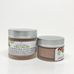 Side view of white ceramic jar with wooden lid containing vegan oat face cream, showcasing minimalist design