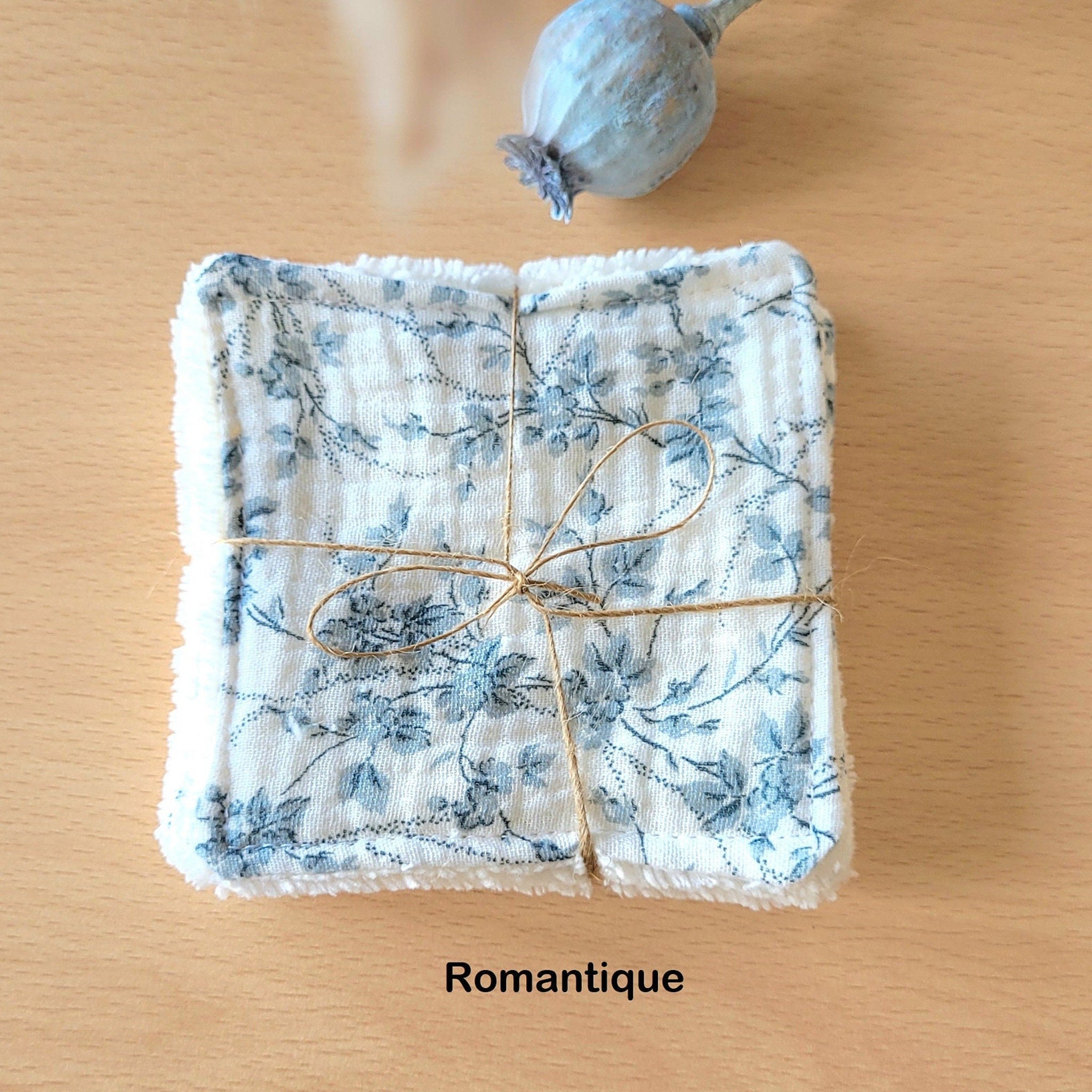 Stack of soft bamboo and cotton gauze wipes with textured surface, shown from a side angle highlighting thickness