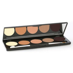 Side view of Vivid Spectrum Eye Shadow Palette showcasing 12 vibrant matte and shimmer shades in rectangular pans
