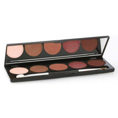 Vivid Spectrum Eye Shadow Palette featuring 12 vibrant matte and shimmer shades in a sleek black compact