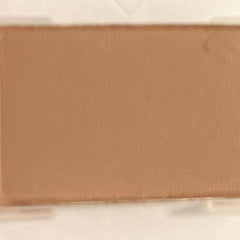 Single matte driftwood brown mineral eye shadow pan with smooth powder texture in compact black case