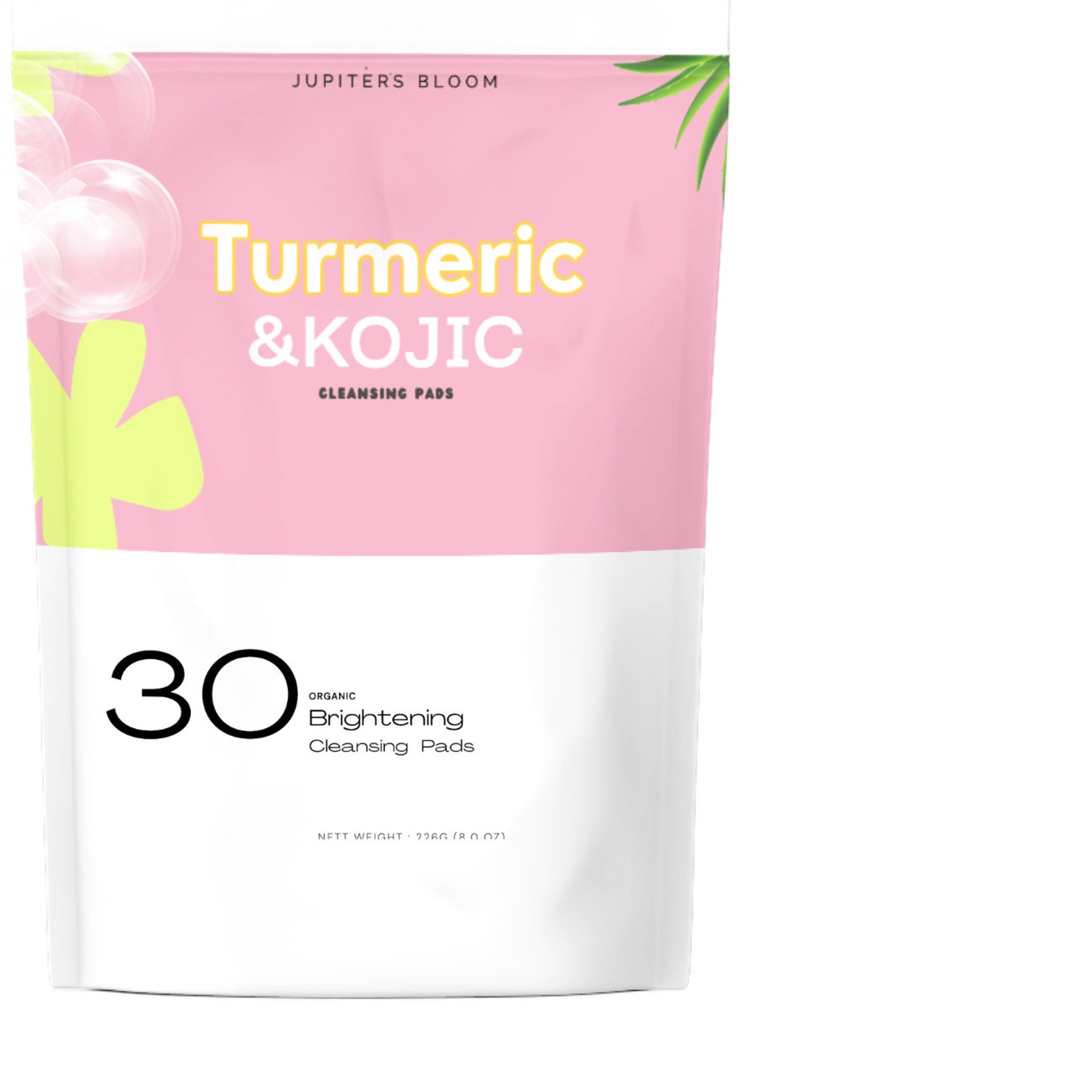Main product view of Turmeric  Kojic Acid Cleansing Pads for Dark Spots  Hyperpigmentation
