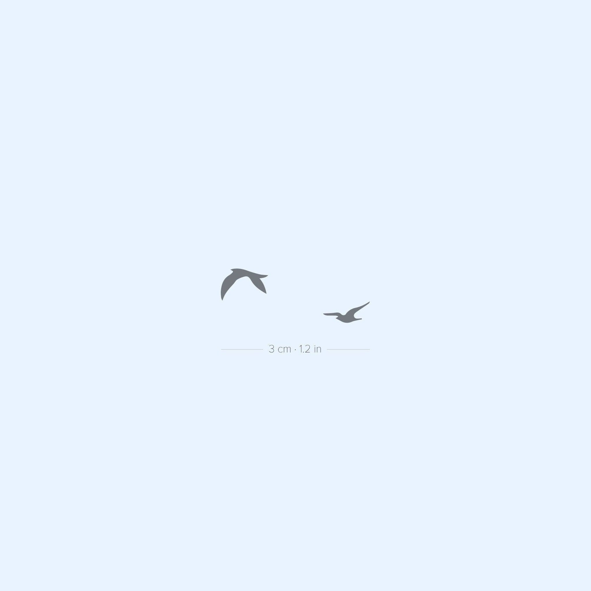 Main product view of Two Flying Birds Semi-Permanent 2-Week Skin-Friendly Tattoo Set 2 Pack