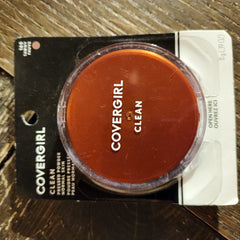 Close-up of Covergirl pressed powder eye shadow palette showing rich pigmentation and smooth texture