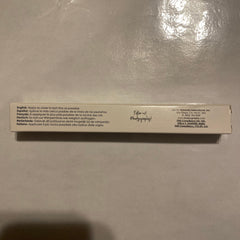 Side view of Bodyography Black Walnut Eye Pencil showcasing matte finish and tapered tip for precise application