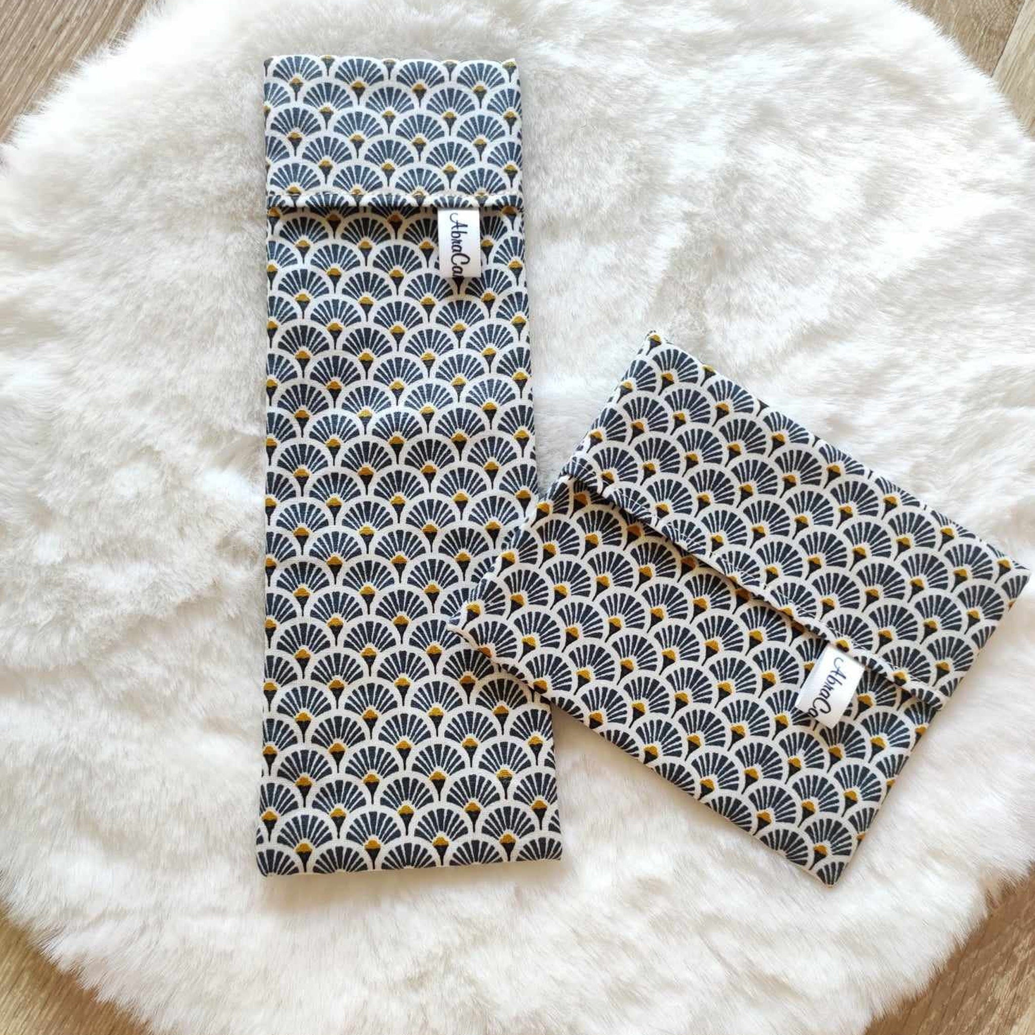 Eco-friendly soap net and washable sponge set with reusable travel cases in neutral tones