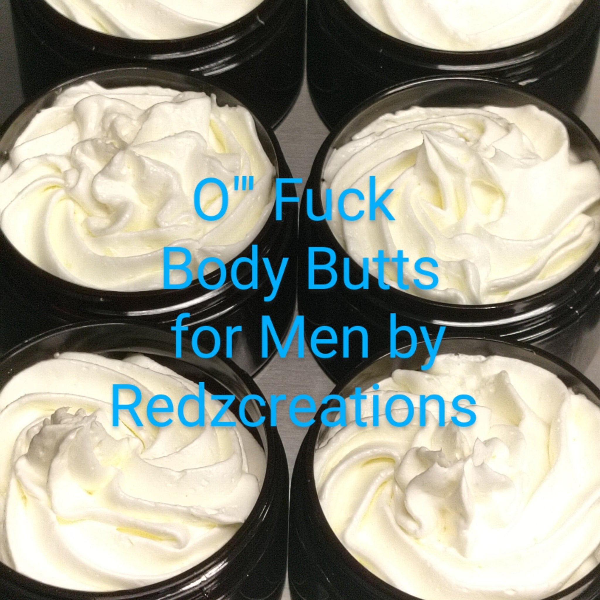 Side angle of white whipped shea butter moisturizer in a sleek jar with gold lid, showcasing rich texture