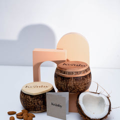 Alternative angle of Vegan whipped shea body butter - eco-friendly reusable packaging