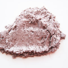 Close-up of Pure & Natural Grace Eye Shadow palette showing matte and shimmer earthy-toned powders in circular pans