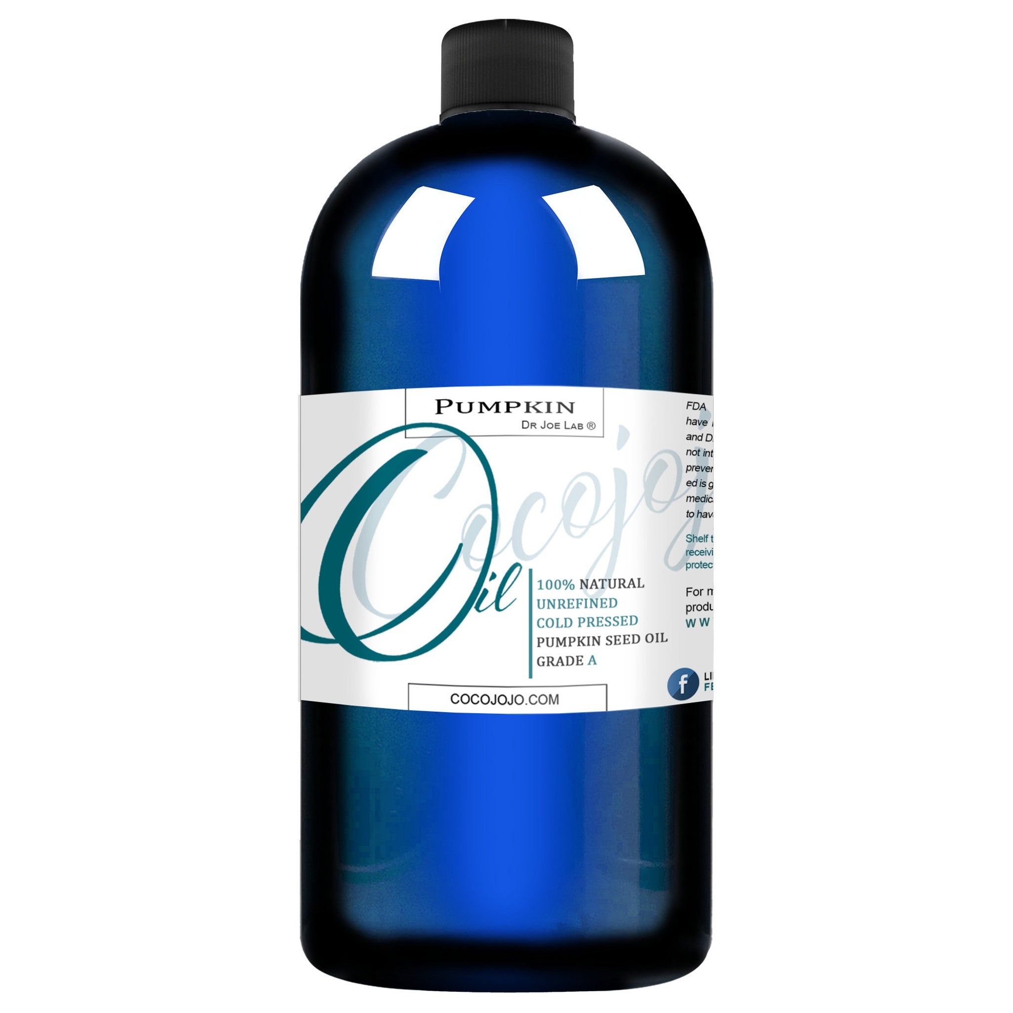 Alternative angle of 100 Pure Pumpkin Seed Oil - Unrefined Raw Carrier for Skincare  DIY