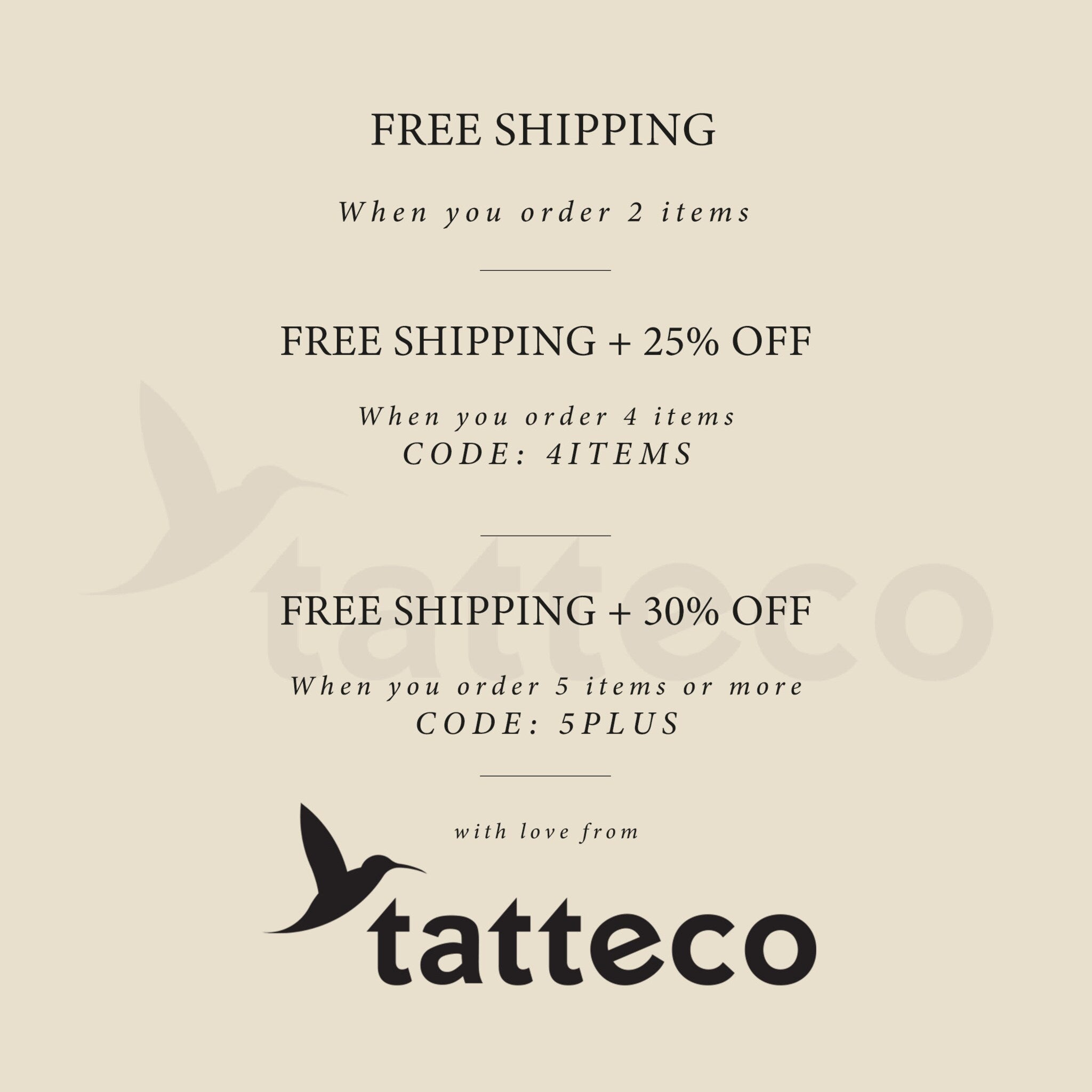 Alternative angle of Calming Temporary Tattoo Set Were All Stories in the End 3-Pack