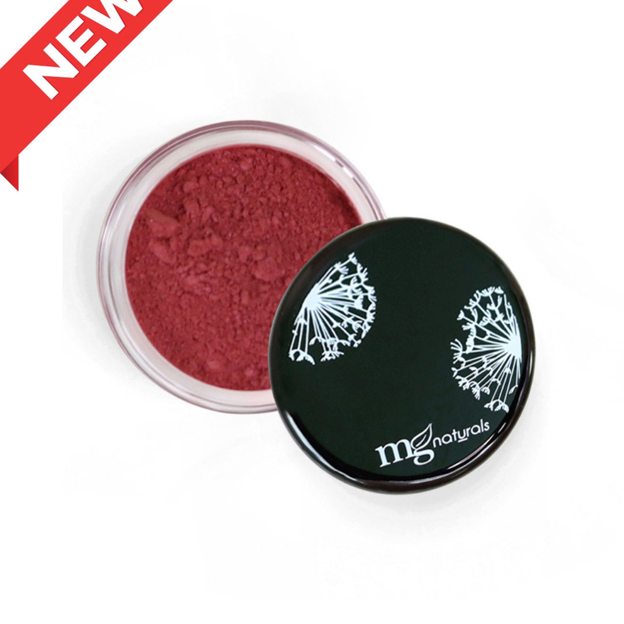 Vegan mineral eyeshadow pan with soft matte finish in natural earthy tones, perfect for sensitive eyes