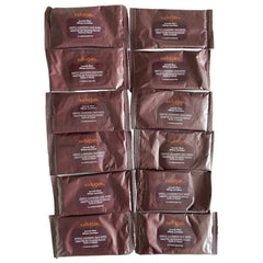 Side view of Sahajan hydrating face wipes pack showing minimalist white packaging with green botanical accents