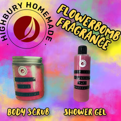 Main product view of Vegan Body Wash  Scrub Duo with Flowerbomb Fragrance  Self-Care