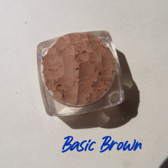 Main product view of Matte Brown Loose Powder Mineral Eyeshadow - Vegan Eco-Friendly Pigments