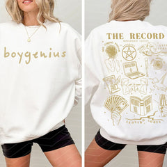 Main product view of Calming Indie Rock Music Tour 2024 Graphic Tees - Boygenius Vintage Style