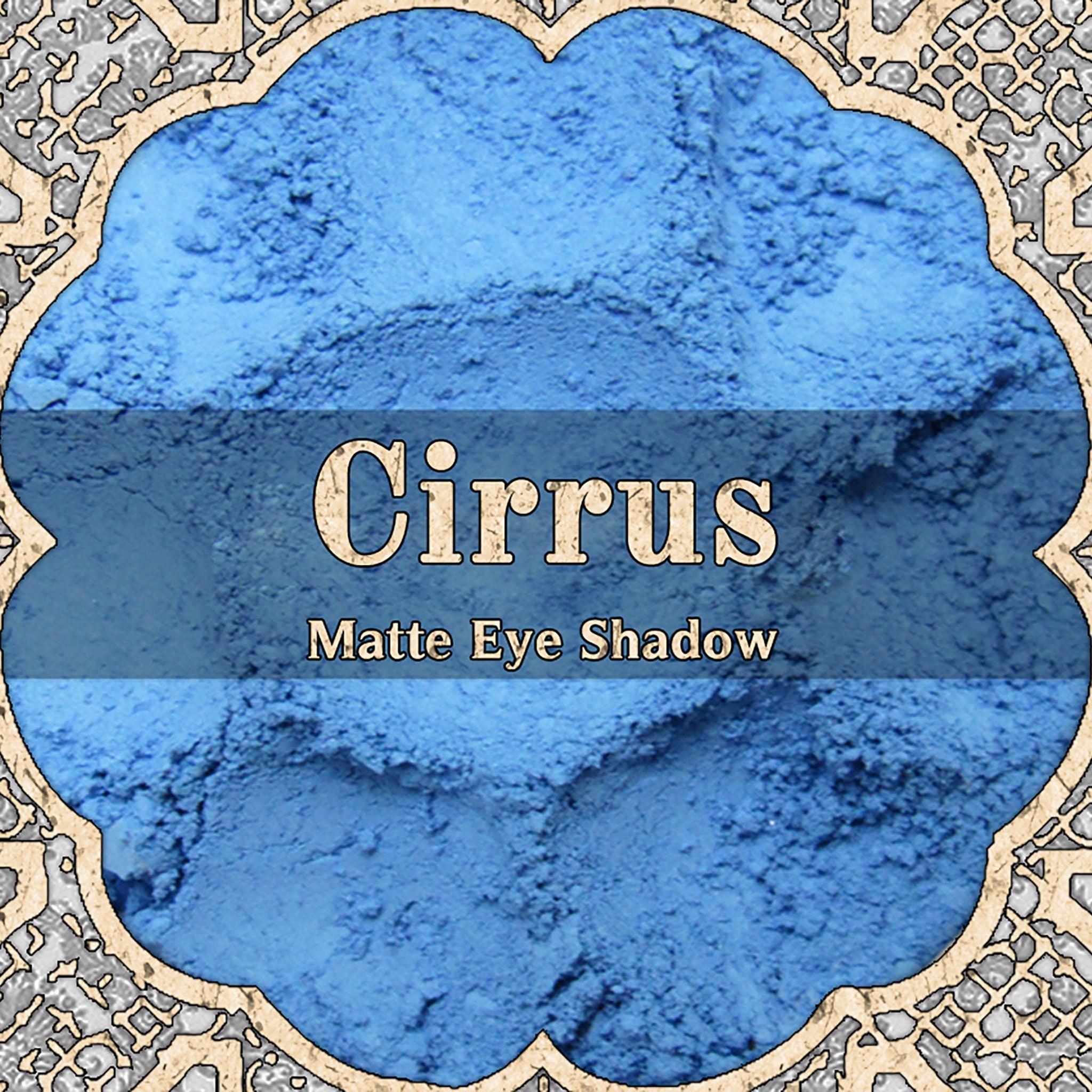 Main product view of Vegan Matte Eyeshadow - Light Powder Blue Loose Pigment  CIRRUS
