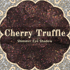 Dark rose brown vegan loose powder eyeshadow with shimmer in a small round jar