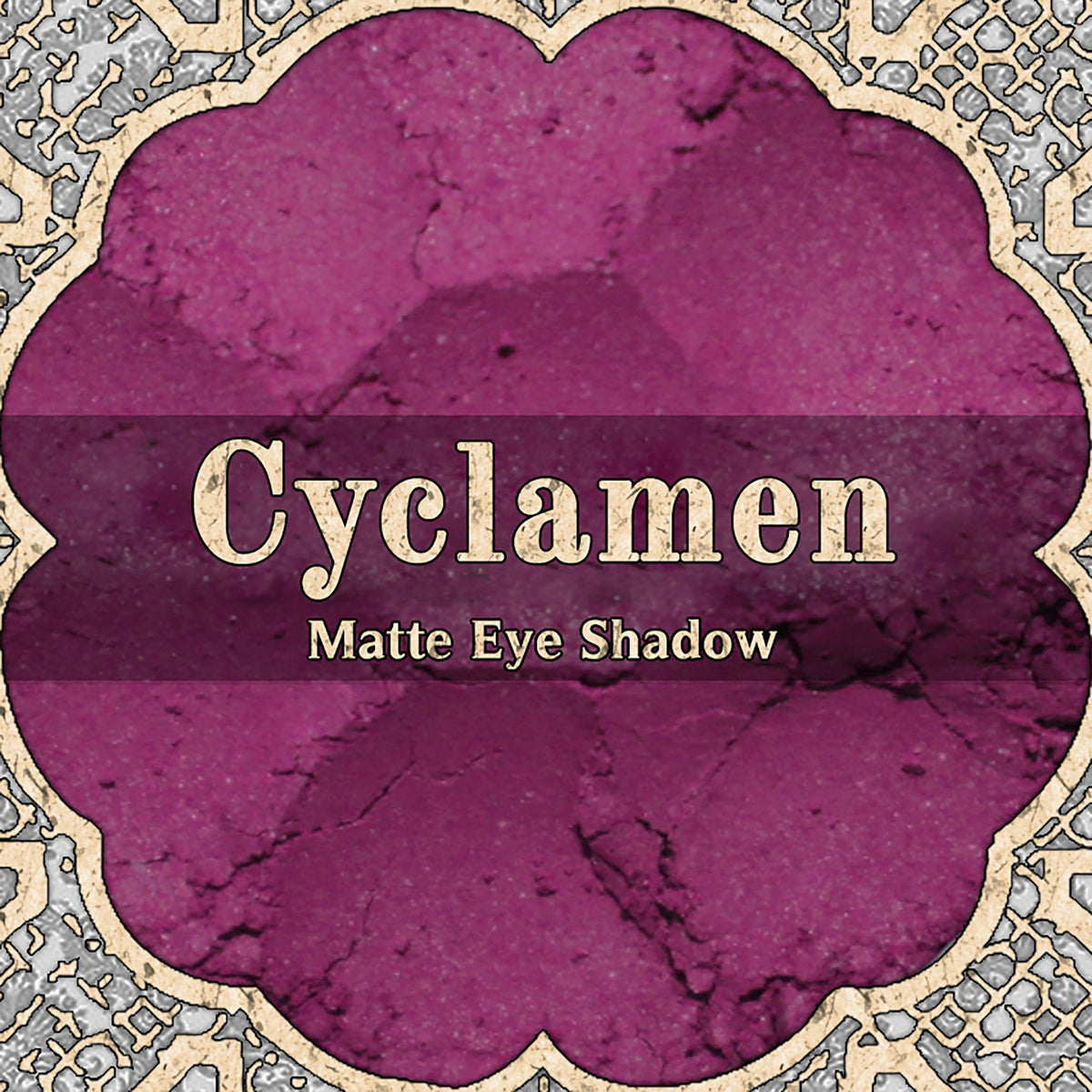 Main product view of Matte Cyclamen Eye Shadow - Deep Pink  Dark Fuchsia Loose Powder Pigment Cruelty