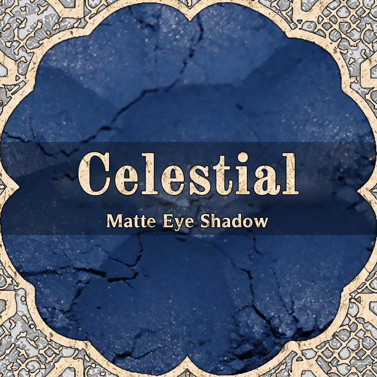 Main product view of Vegan Celestial Loose Powder Eye Shadow - Deep Matte Navy Blue