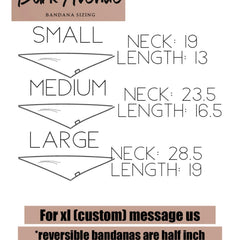 Usage example of Classic Americano Paws Dog Bandana Tie Back