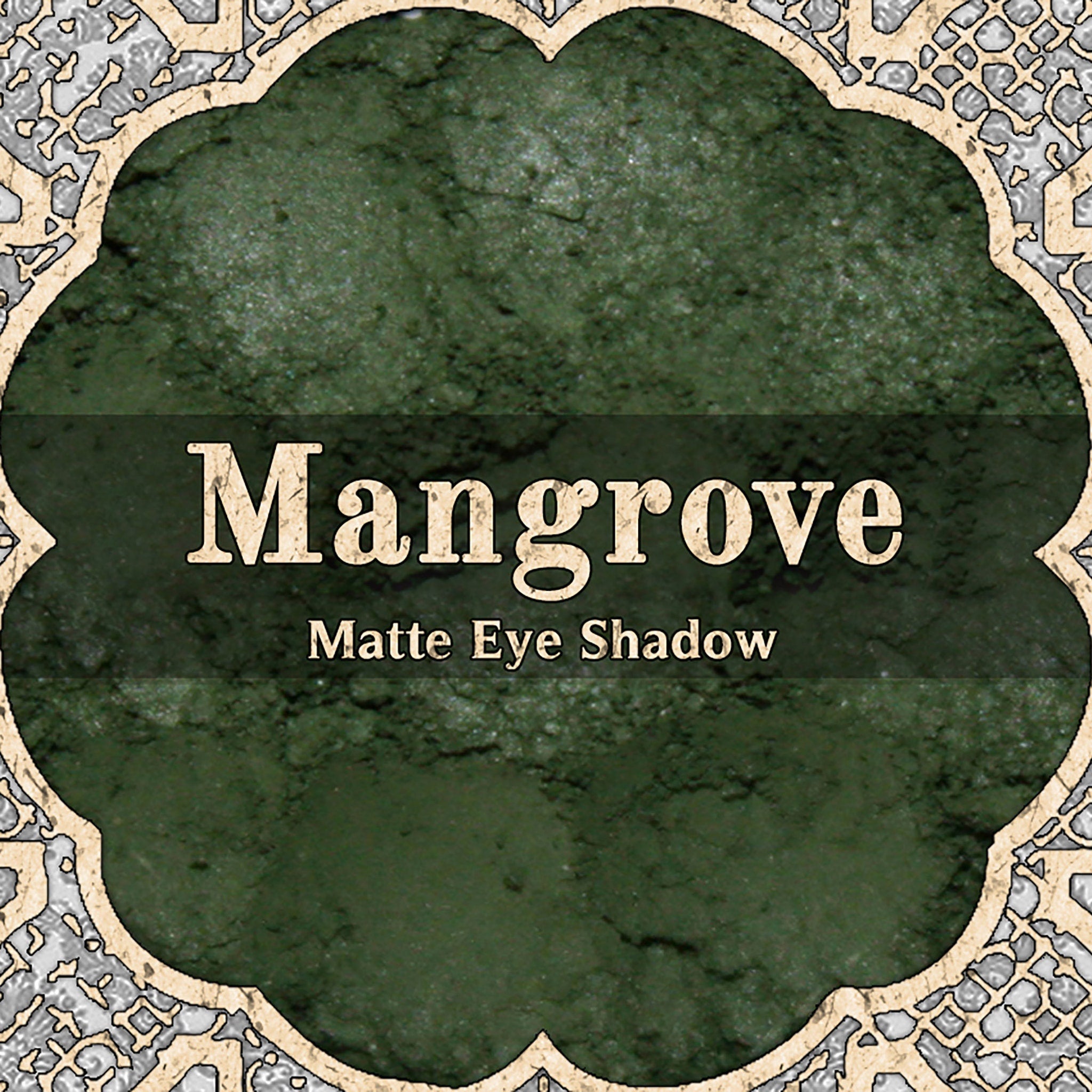 Main product view of Vegan Matte Eye Shadow in Deep Moss Green - Loose Powder Pigment Cruelty-Free Sh