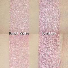 Usage example of Lilac Ice Shimmer Eyeshadow - Pale Lilac Pastel Lavender Loose Powder Vegan Form