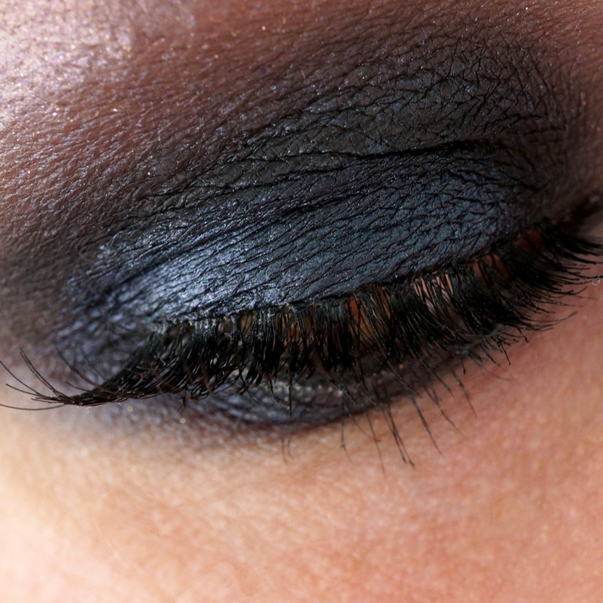 Packaging view of The Raven King Metallic Black Eye Shadow with Iridescent Gunmetal Shimmer - Vega