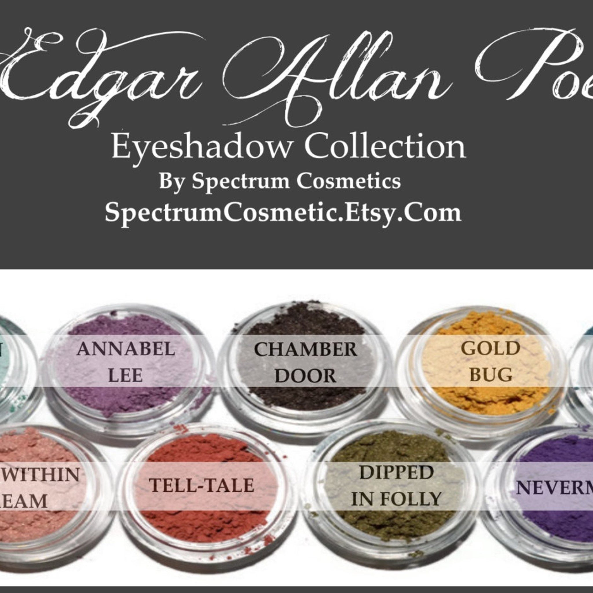 Close-up of fingers applying dusky blue matte eyeshadow to eyelid for Halloween makeup look